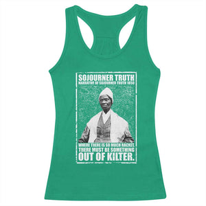Sojourner Truth Quote Racerback Tank Top Black History Month TS14 Irish Green Print Your Wear