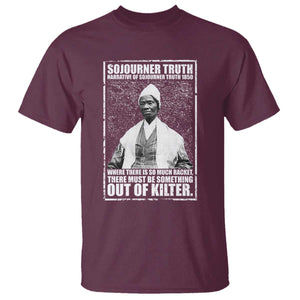 Sojourner Truth Quote T Shirt Black History Month TS14 Maroon Print Your Wear