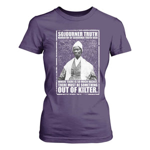 Sojourner Truth Quote T Shirt For Women Black History Month TS14 Purple Print Your Wear