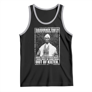 Sojourner Truth Quote Tank Top Black History Month TS14 Black Athletic Heather Print Your Wear