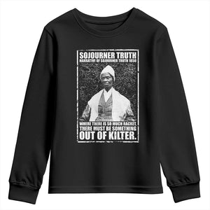 Sojourner Truth Quote Youth Sweatshirt Black History Month TS14 Black Print Your Wear
