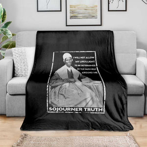 Sojourner Truth Quote Throw Blanket Black History Month Strong Woman TS14 Print Your Wear