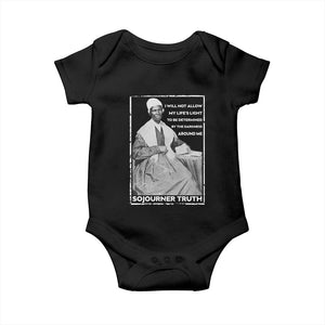 Sojourner Truth Quote Baby Onesie Black History Month Strong Woman TS14 Black Print Your Wear