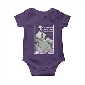 Sojourner Truth Quote Baby Onesie Black History Month Strong Woman TS14 Purple Print Your Wear