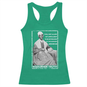 Sojourner Truth Quote Racerback Tank Top Black History Month Strong Woman TS14 Irish Green Print Your Wear