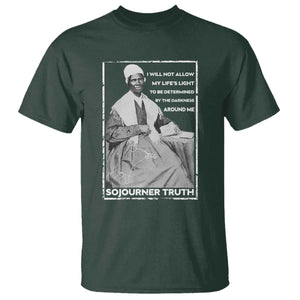 Sojourner Truth Quote T Shirt Black History Month Strong Woman TS14 Dark Forest Green Print Your Wear