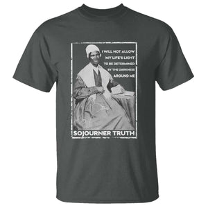 Sojourner Truth Quote T Shirt Black History Month Strong Woman TS14 Dark Heather Print Your Wear