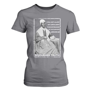 Sojourner Truth Quote T Shirt For Women Black History Month Strong Woman TS14 Charcoal Print Your Wear