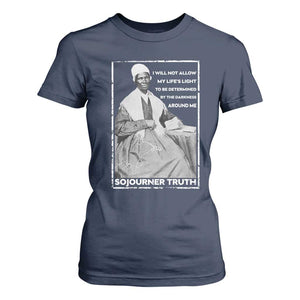 Sojourner Truth Quote T Shirt For Women Black History Month Strong Woman TS14 Navy Print Your Wear