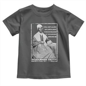 Sojourner Truth Quote Toddler T Shirt Black History Month Strong Woman TS14 Dark Heather Print Your Wear