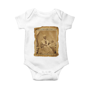 Sojourner Truth Baby Onesie Black Women Quote TS14 White Print Your Wear