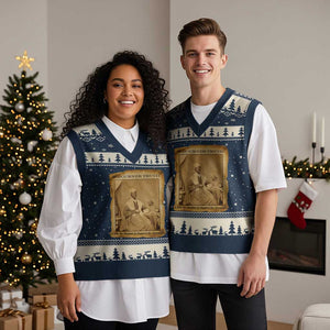 Sojourner Truth V-Neck Knit Sweater Vest Black Women Quote TS14 Navy Beige Print Your Wear