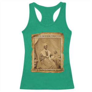 Sojourner Truth Racerback Tank Top Black Women Quote TS14 Irish Green Print Your Wear