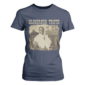 Sojourner Truth T Shirt For Women African American Historical Hero TS14 Navy Print Your Wear