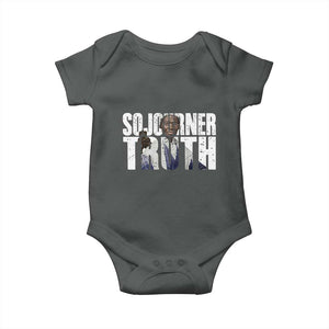 Sojourner Truth Quote Baby Onesie African American Historical Hero TS14 Dark Heather Print Your Wear