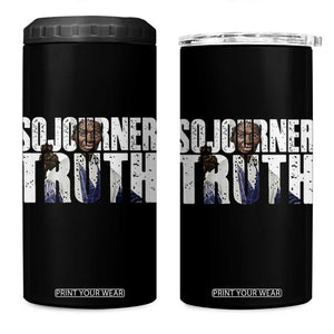 Sojourner Truth Quote 4 in 1 Can Cooler Tumbler African American Historical Hero TS14 One Size: 16 oz Black Print Your Wear