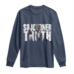 Sojourner Truth Quote Long Sleeve Shirt African American Historical Hero TS14 Navy Print Your Wear