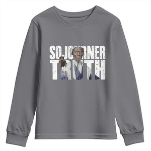 Sojourner Truth Quote Youth Sweatshirt African American Historical Hero TS14 Charcoal Print Your Wear