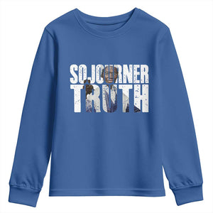 Sojourner Truth Quote Youth Sweatshirt African American Historical Hero TS14 Royal Blue Print Your Wear