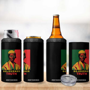 Sojourner Truth 4 in 1 Can Cooler Tumbler Black History Month TS14 Print Your Wear