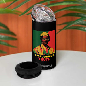 Sojourner Truth 4 in 1 Can Cooler Tumbler Black History Month TS14 Print Your Wear