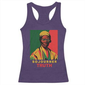 Sojourner Truth Racerback Tank Top Black History Month TS14 Purple Print Your Wear
