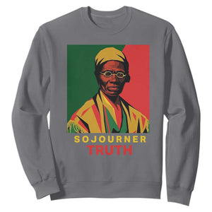 Sojourner Truth Sweatshirt Black History Month TS14 Charcoal Print Your Wear