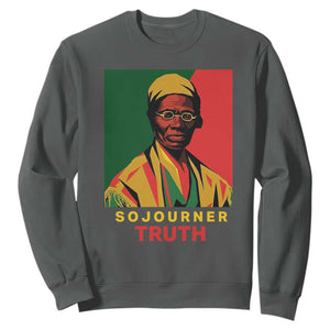 Sojourner Truth Sweatshirt Black History Month TS14 Dark Heather Print Your Wear