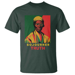Sojourner Truth T Shirt Black History Month TS14 Dark Forest Green Print Your Wear