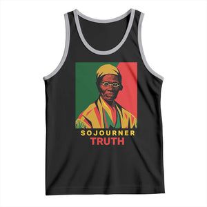 Sojourner Truth Tank Top Black History Month TS14 Black Athletic Heather Print Your Wear