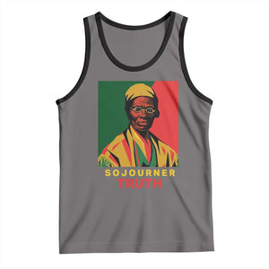 Sojourner Truth Tank Top Black History Month TS14 Deep Heather Black Print Your Wear