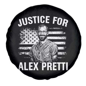 Justices for Alex Pretti Spare Tire Cover Resist Abolish ICE Protest TS14 Print Your Wear