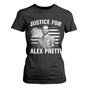 Justices for Alex Pretti T Shirt For Women Resist Abolish ICE Protest TS14 Black Print Your Wear