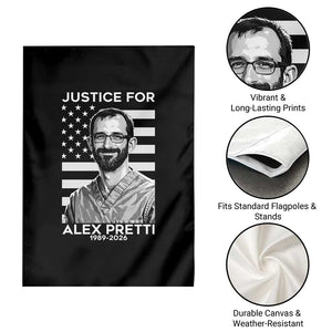 Justices for Alex Pretti Garden Flag Resist ICE Immigration Deportation Protest Minnesota TS14 Print Your Wear