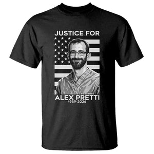 Justices for Alex Pretti T Shirt Resist ICE Immigration Deportation Protest Minnesota TS14 Black Print Your Wear
