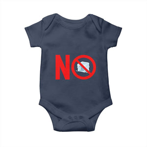 Anti ICE Baby Onesie No ICE Protest Symbol Anti Immigration Enforcement TS14 Navy Print Your Wear