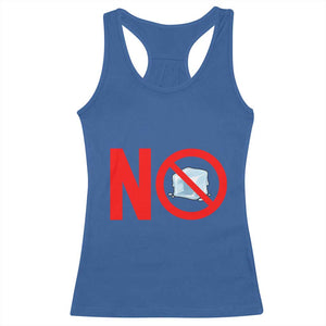 Anti ICE Racerback Tank Top No ICE Protest Symbol Anti Immigration Enforcement TS14 Royal Blue Print Your Wear