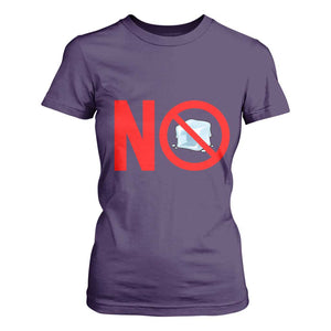 Anti ICE T Shirt For Women No ICE Protest Symbol Anti Immigration Enforcement TS14 Purple Print Your Wear
