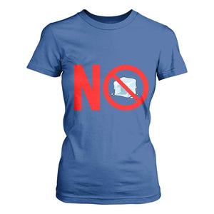 Anti ICE T Shirt For Women No ICE Protest Symbol Anti Immigration Enforcement TS14 Royal Blue Print Your Wear