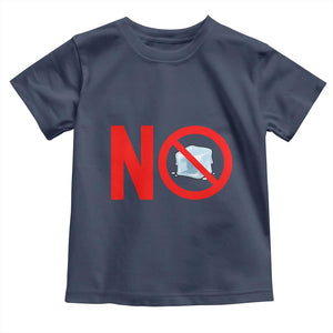 Anti ICE Toddler T Shirt No ICE Protest Symbol Anti Immigration Enforcement TS14 Navy Print Your Wear