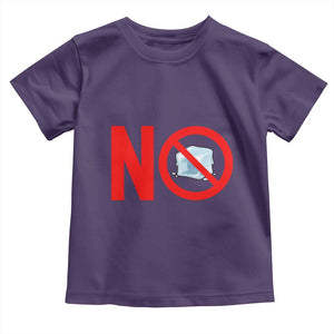 Anti ICE Toddler T Shirt No ICE Protest Symbol Anti Immigration Enforcement TS14 Purple Print Your Wear