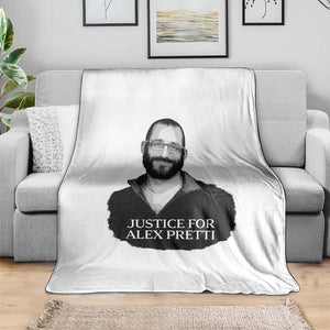 Justices for Alex Pretti Throw Blanket Anti ICE Immigration Protest Human Rights TS14 Print Your Wear