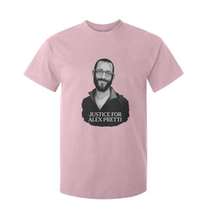 Justices for Alex Pretti T Shirt For Kid Anti ICE Immigration Protest Human Rights TS14 Light Pink Print Your Wear