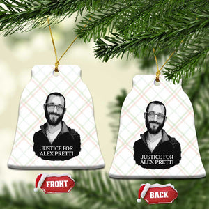 Justices for Alex Pretti Ceramic Ornament Anti ICE Immigration Protest Human Rights TS14 Print Your Wear
