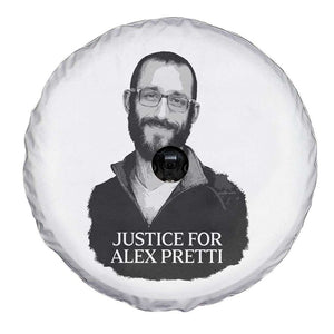 Justices for Alex Pretti Spare Tire Cover Anti ICE Immigration Protest Human Rights TS14 Print Your Wear