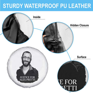 Justices for Alex Pretti Spare Tire Cover Anti ICE Immigration Protest Human Rights TS14 Print Your Wear