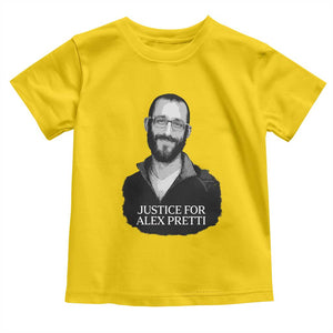 Justices for Alex Pretti Toddler T Shirt Anti ICE Immigration Protest Human Rights TS14 Daisy Print Your Wear