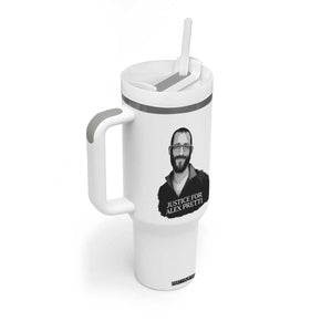 Justices for Alex Pretti Tumbler With Handle Anti ICE Immigration Protest Human Rights TS14 Print Your Wear
