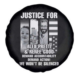 Justice for Alex and Renee Spare Tire Cover Anti ICE Immigration Protest Human Rights TS14 Print Your Wear