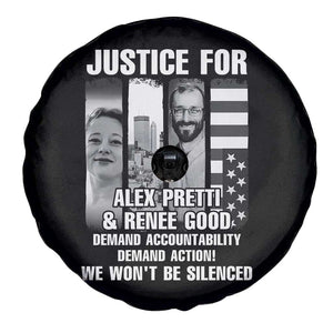 Justice for Alex and Renee Spare Tire Cover Anti ICE Immigration Protest Human Rights TS14 Print Your Wear